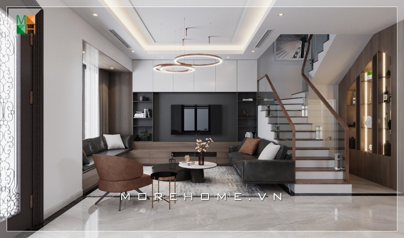 Thiết kế nội thất biệt thự hiện đại tại hải phòng